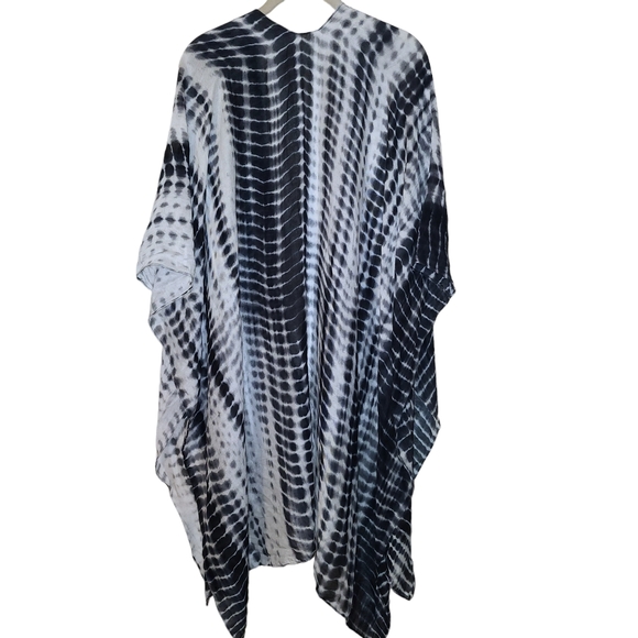 Anthropologie Michael Stars Ruana Scarf Sarong Wrap Shawl Tye-Dye - Picture 3 of 10